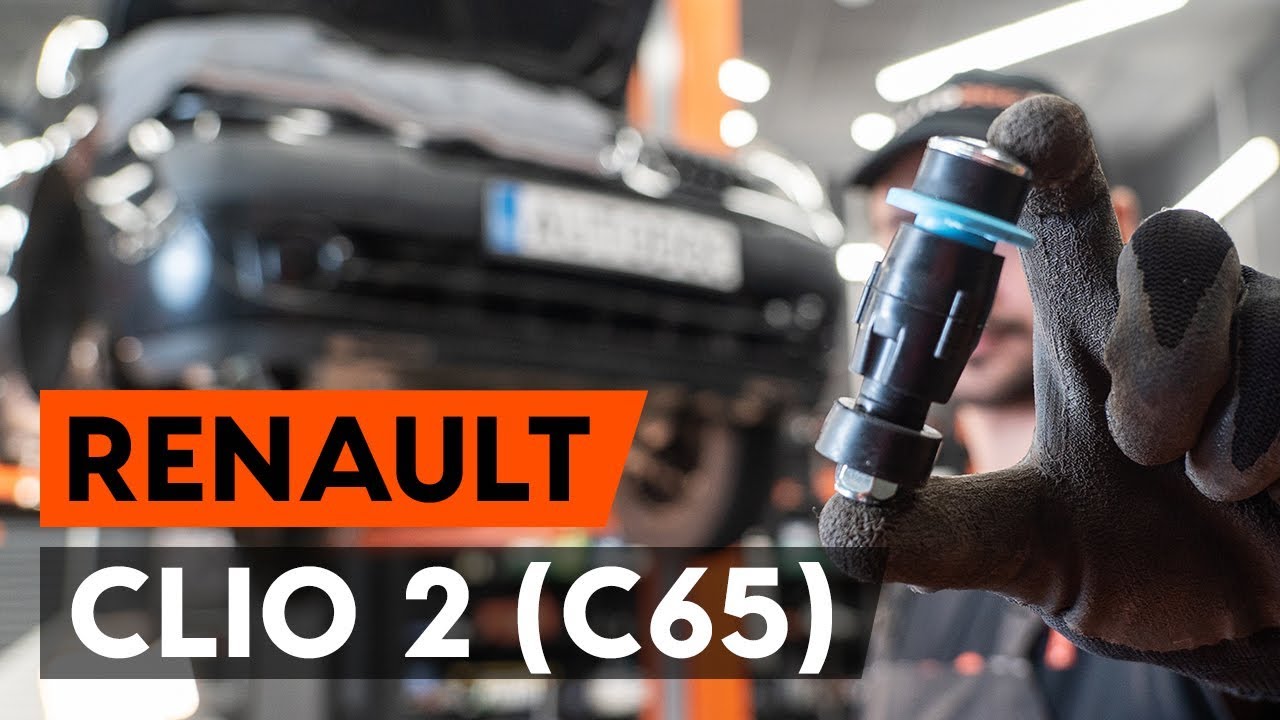 C&oacute;mo cambiar los bieletas de suspensi&oacute;n delantero en RENAULT CLIO 2 (C65) [AUTODOC]