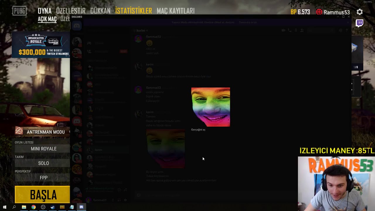 RAMMUS53 SERCAN ZURNA, JOSEPH VE KÜÇÜK NİNJA SQUAD PUBG #1 (HERKES YERDE YATAYİ NİYEE)