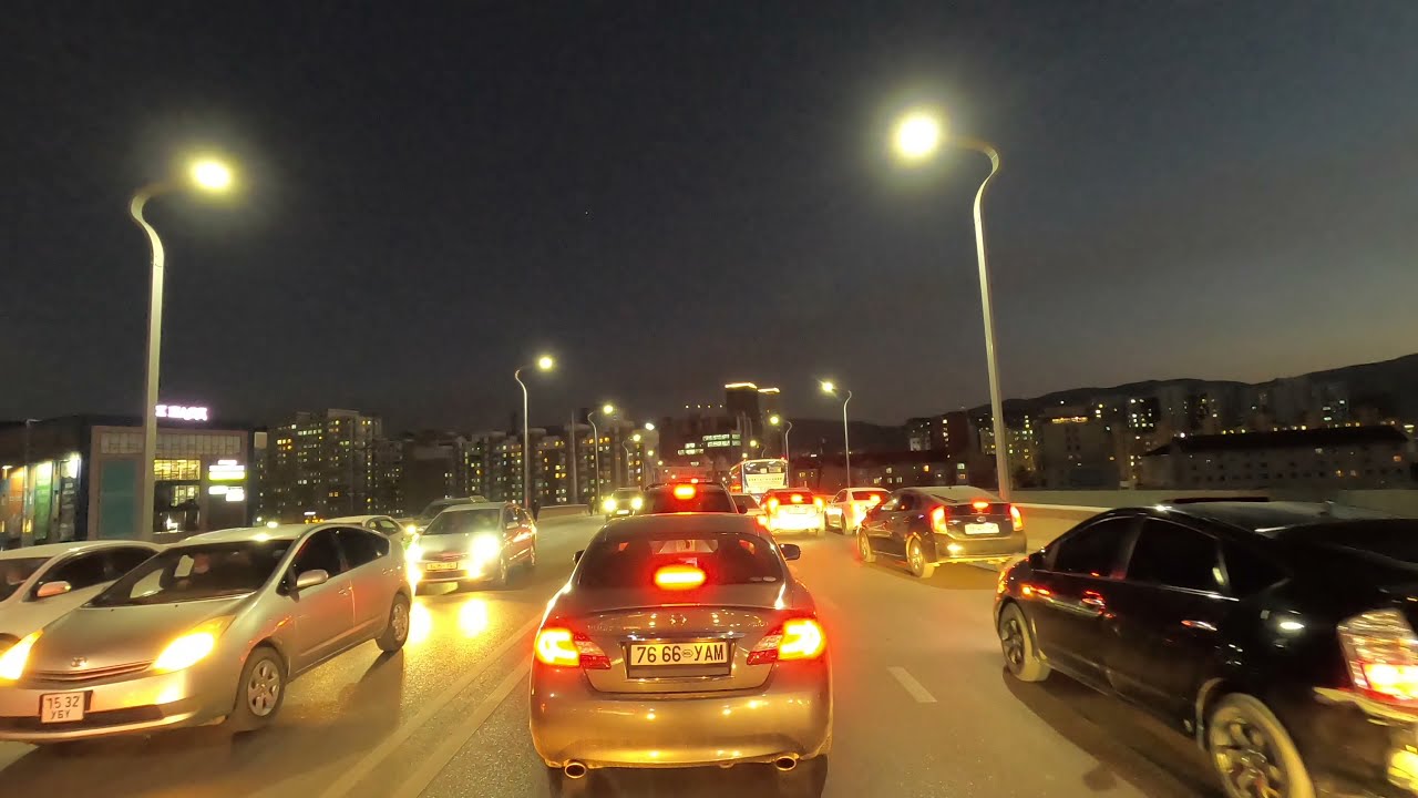 ULAANBAATAR  4K TOUR evening