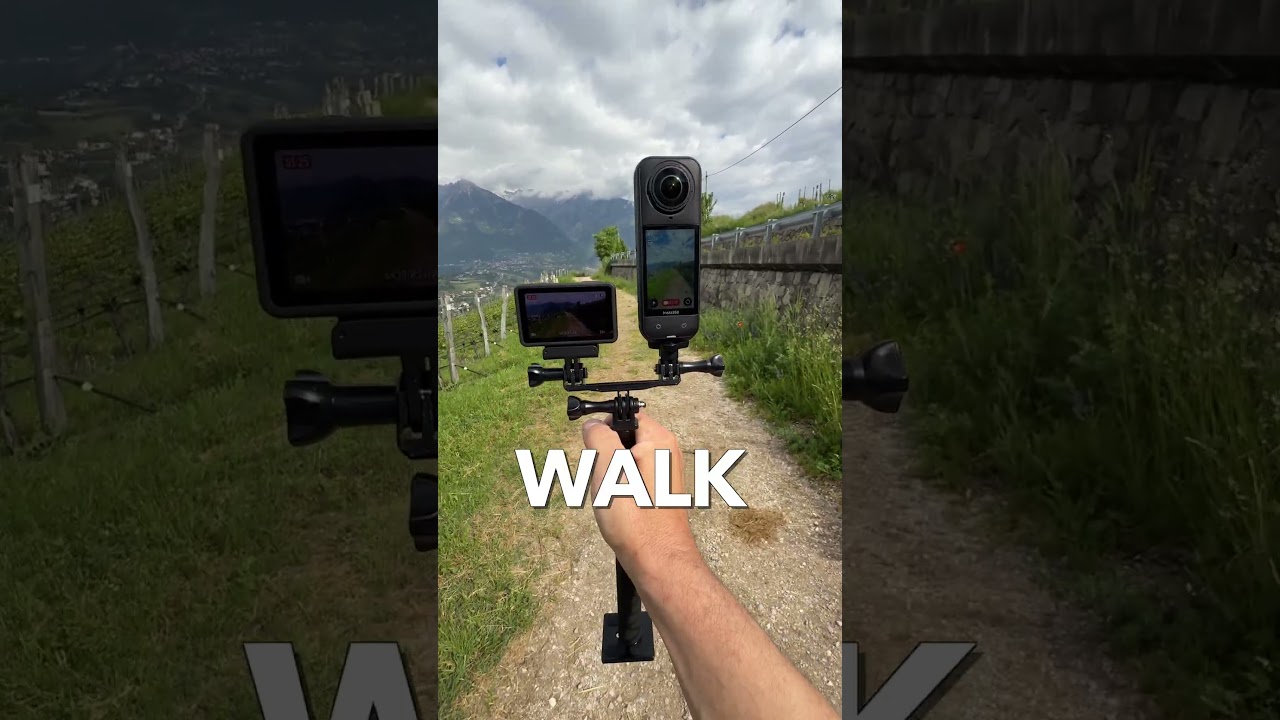 Insta360 X5 vs DJI Action 5 Pro Stabilization Test