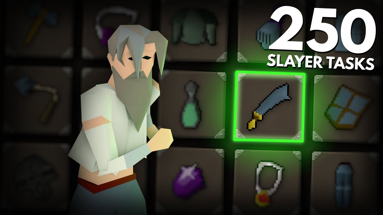 This item took 250 Slayer Tasks on my OSRS Randomizer