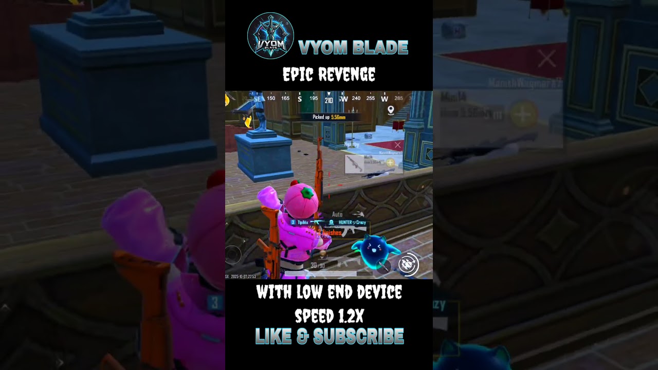 epic revenge low end device gameplay #bgmi #epicrevenge