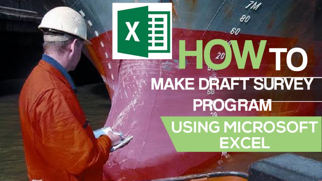 Paano Gumawa ng DRAFT SURVEY PROGRAM Gamit ang Microsoft Excel