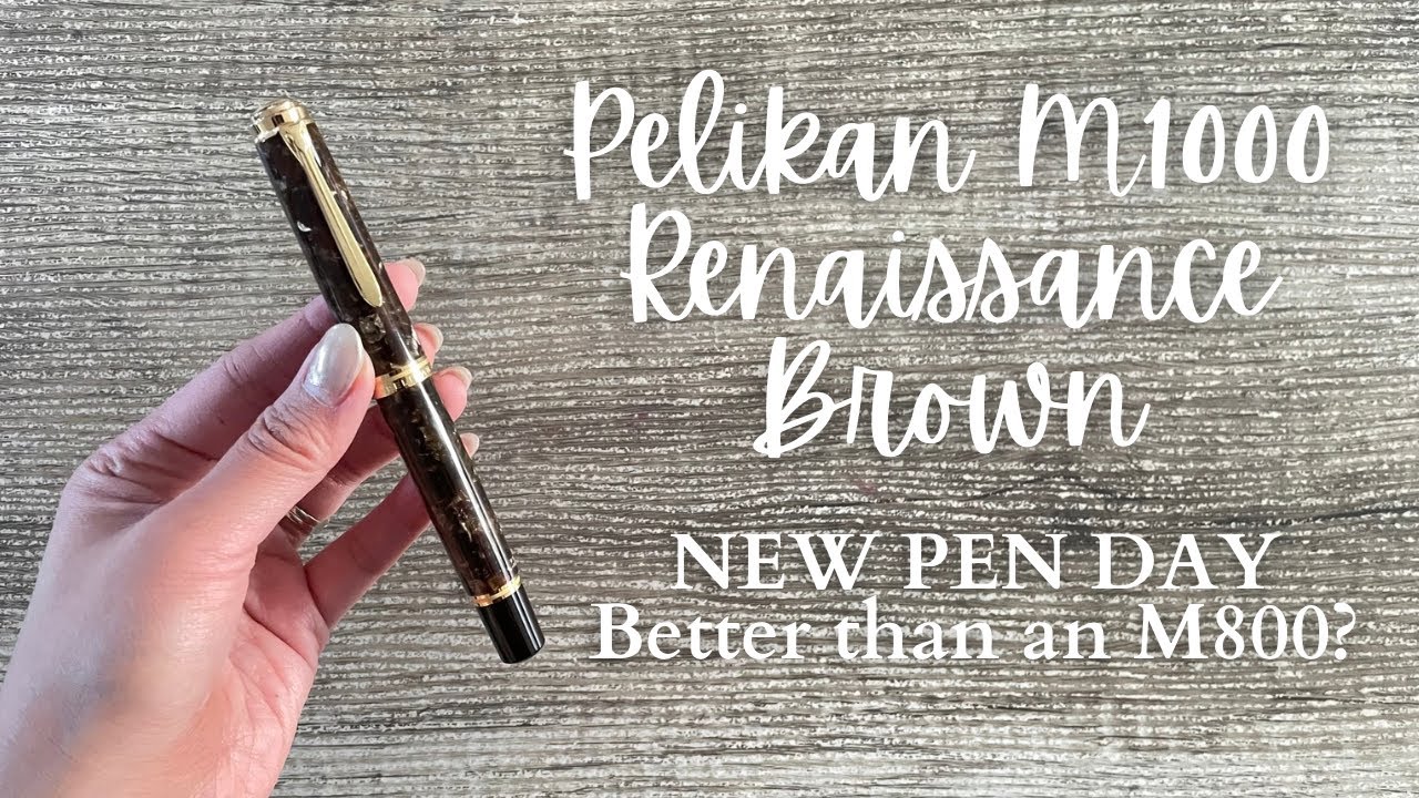 #newpenday // Pelikan M1000 Renaissance Brown // A pen I never thought I would own! #fountainpen