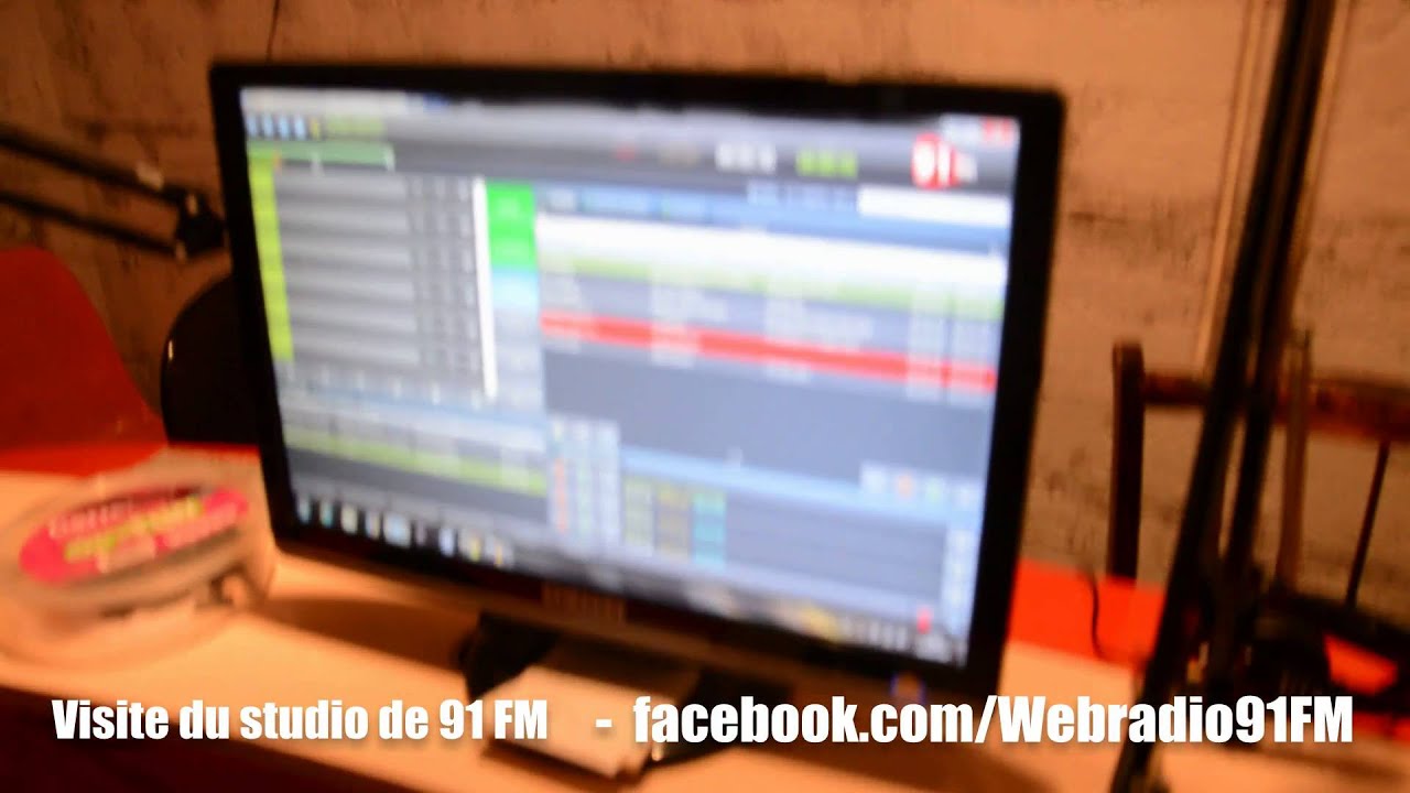 Visite du Studio de 91 FM !