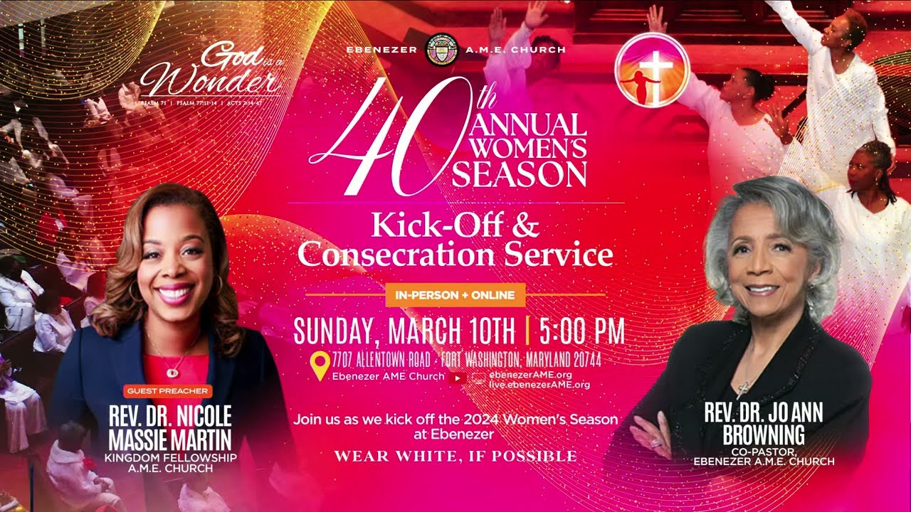 2024 Women's Season Kickoff & Consecration Service | Rev. Dr. Nicole Massie Martin, Guest Preacher