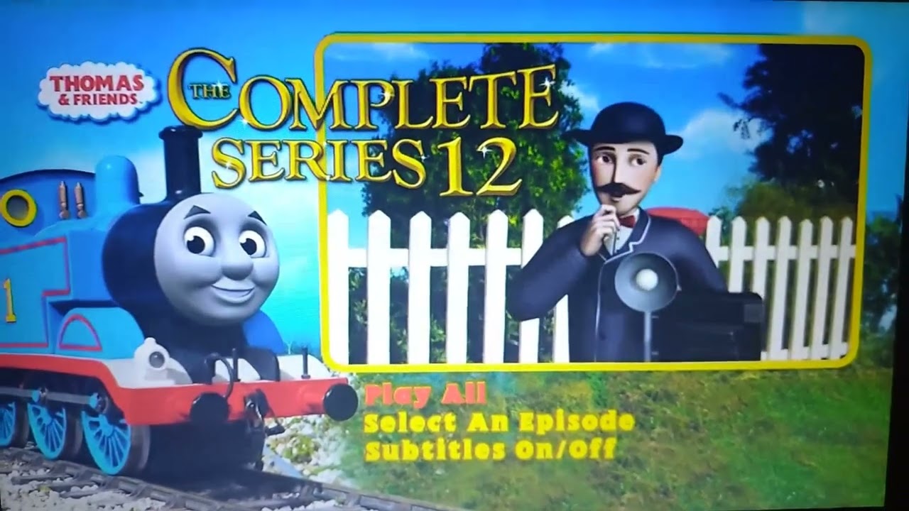 dvd menu walkthrough Thomas and friends the complete series 12 UK DVD 2011