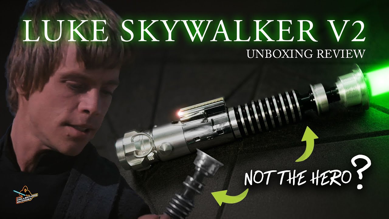 Обзор распаковки LUKE v2 Lightsaber SNV4 PRO от Vader's Sabers