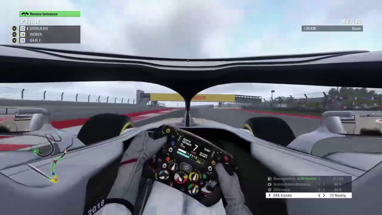 F1 2018 - Karriere Saison 1 USA GP  (+ Setup )