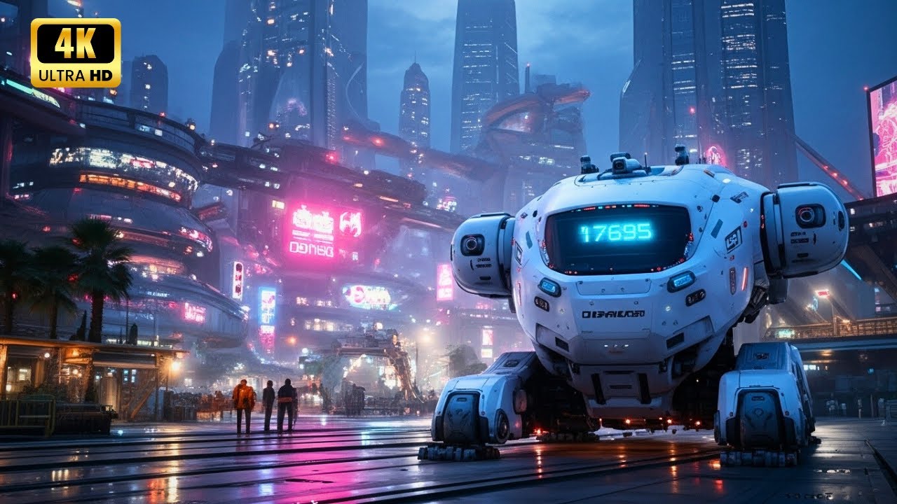 Future City 2225 &mdash; The Next AI Revolution | Sci-Fi Short Film (4K)