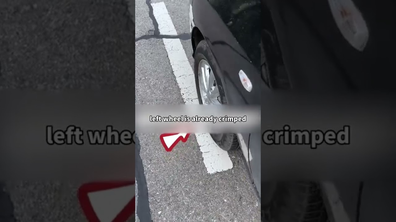 How to judge the wheel position correctly?#shorts #car #driving
