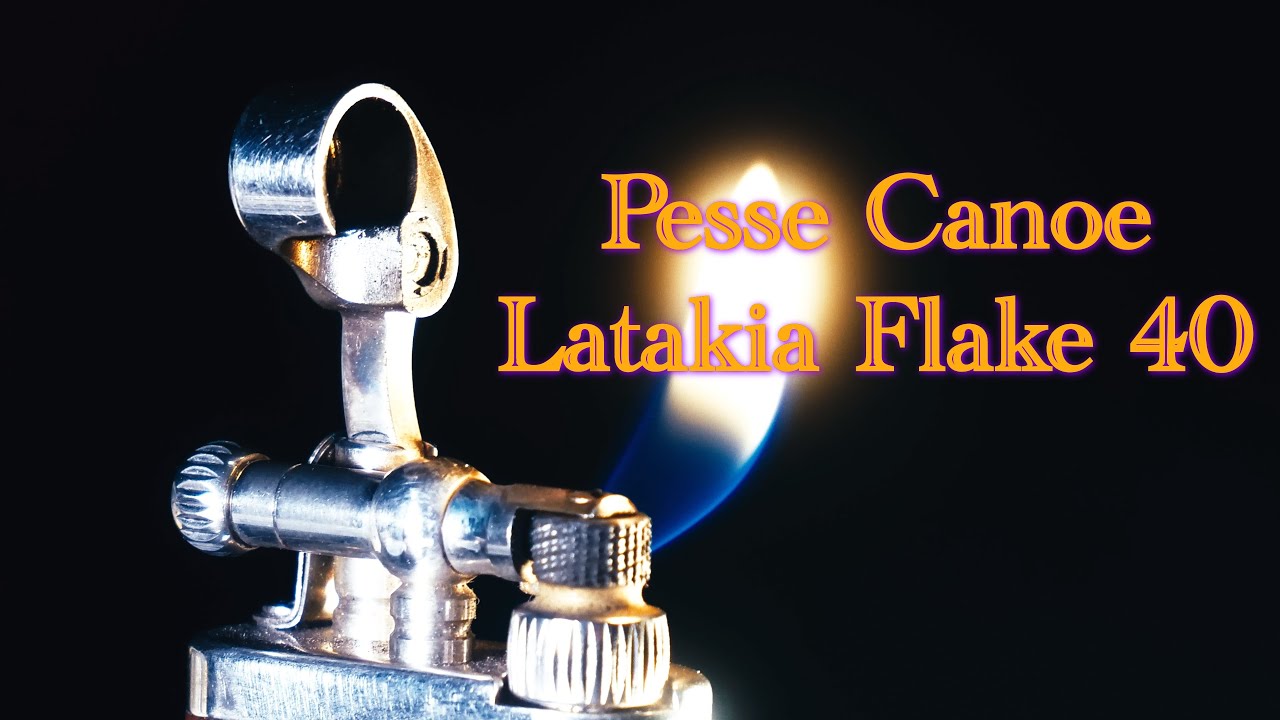 Pesse Canoe Latakia Flake und Ratscherei