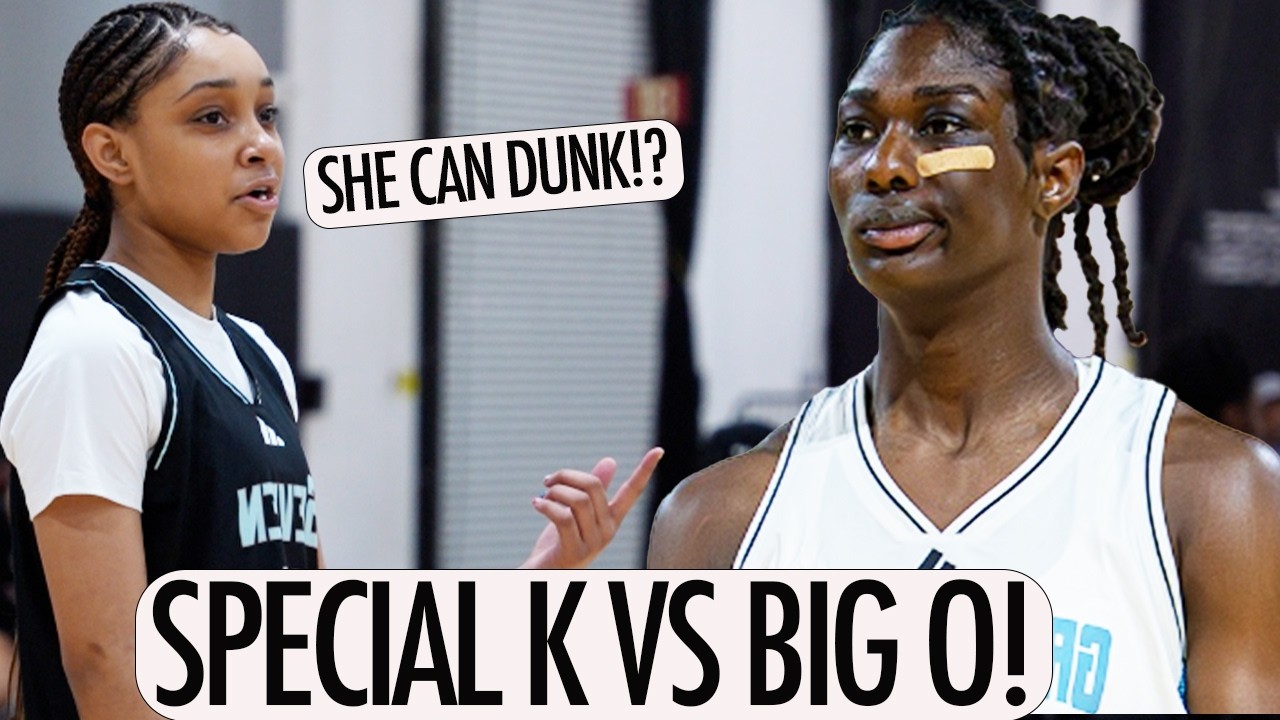 Special K Close Game Thriller vs “Big O” Oliviyah Edwards' Wild Dunk Attempt in Game!
