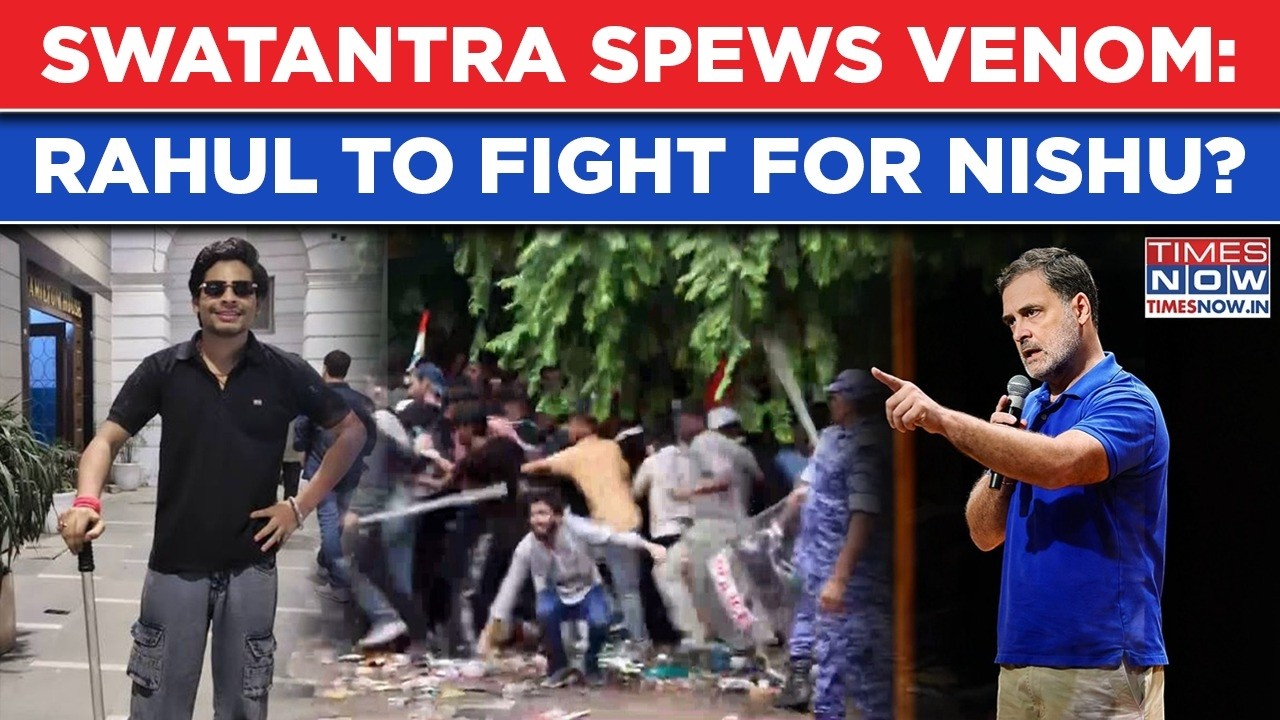 Swatantra Bharadwaj's Podcast Sparks Nishu's Fury: Rahul Gandhi's Vow Amid Police Vs Cockroach Party