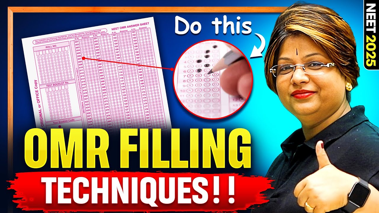 HOW TO FILL OMR SHEET NEET 2025✍️🔥 | PhysicsWallah