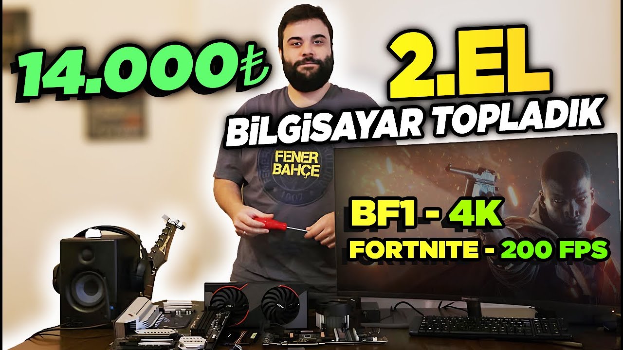 14.000 TL İLK DEFA 2.EL BİLGİSAYAR TOPLADIM ! ISI DEĞERLERİ ŞAŞIRTACAK (5700XT & 3600 TESTİ)
