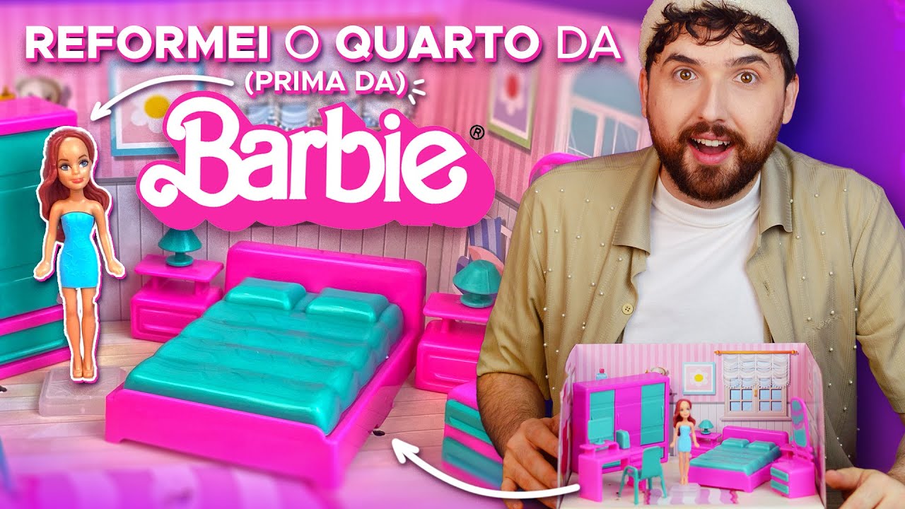 REFORMEI O QUARTO (da prima) DA BARBIE! 😍