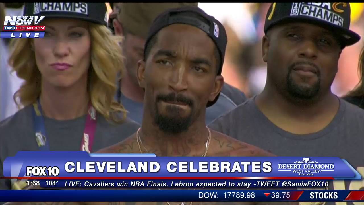FNN: Lebron James Gives EMOTIONAL, Expletive-Filled Speech at Victory Celebration in Cleveland
