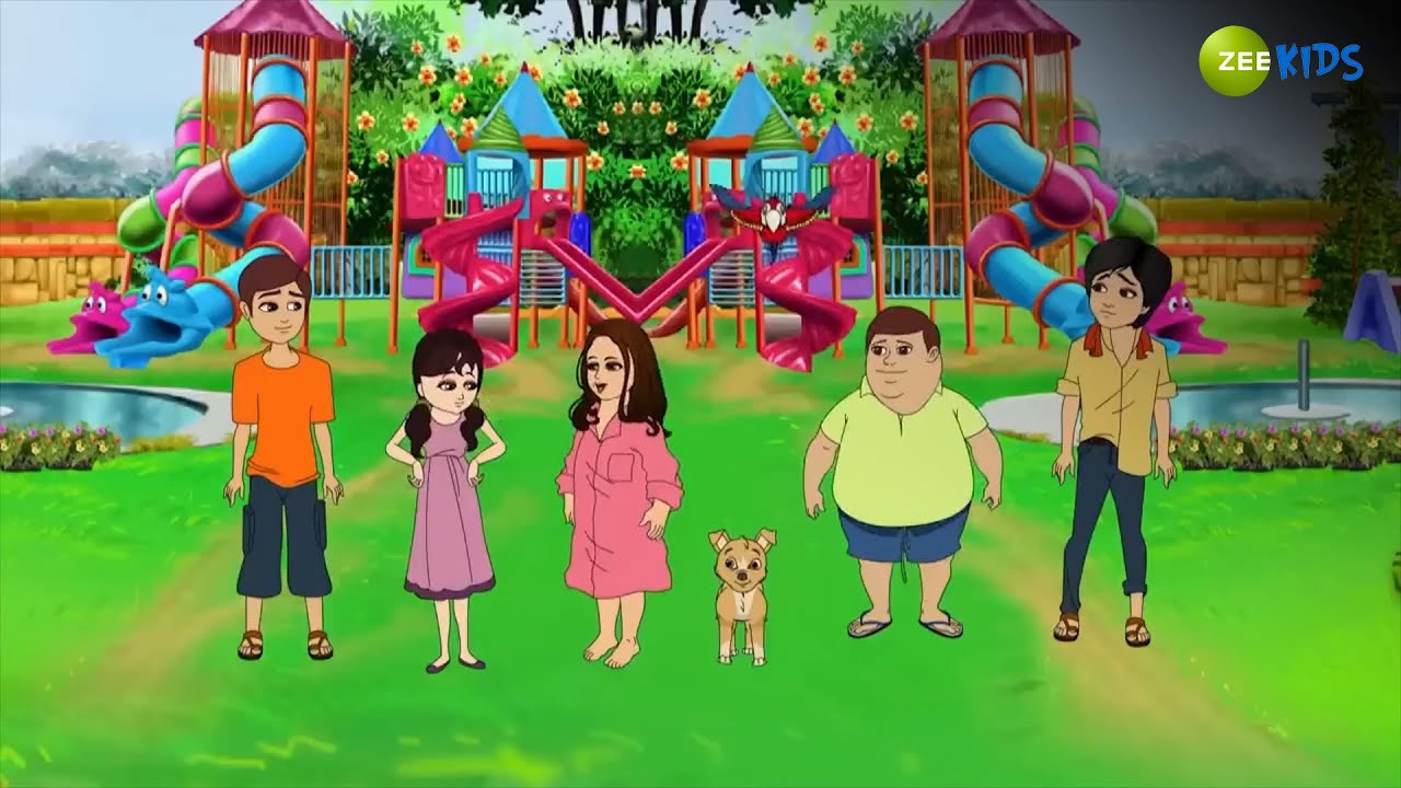 Magic Bhootu And Friends At The Park | Magic Bhootu | Super Power Kids Show | KidZ