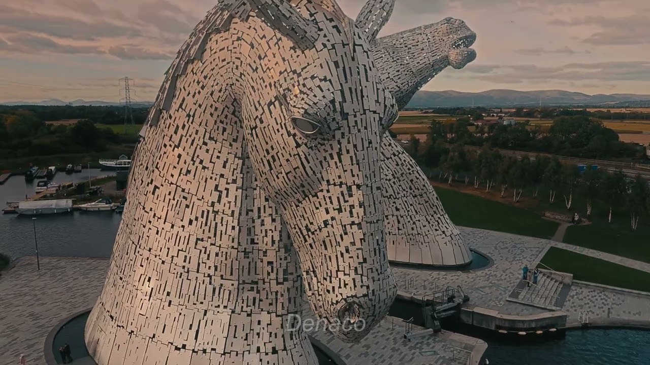 kelpies Drone footage 2025
