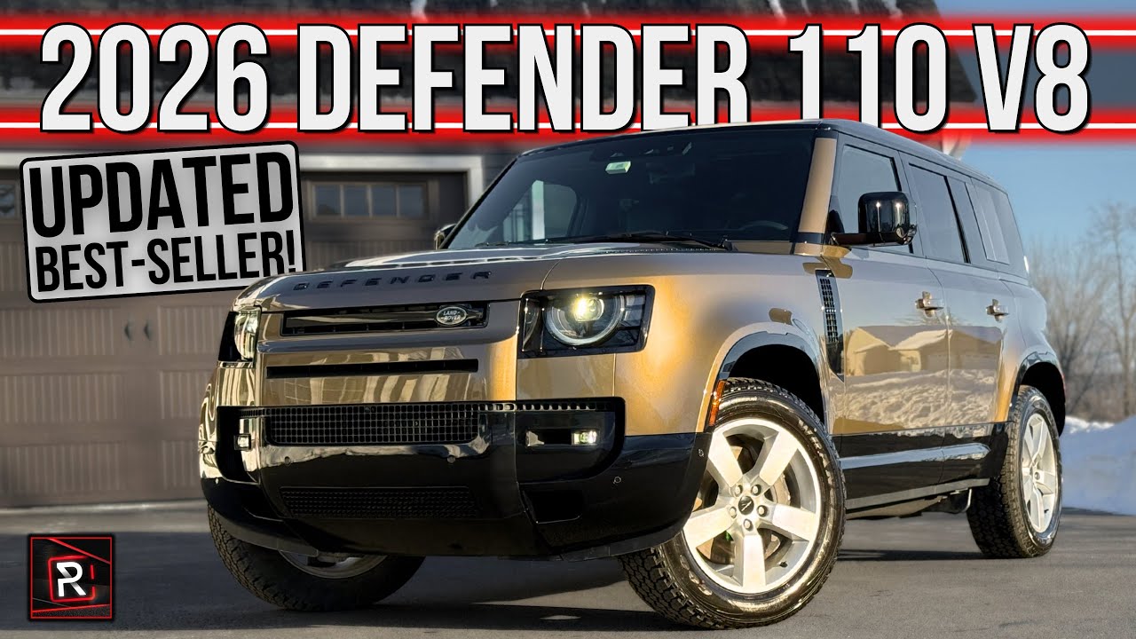 Brawny V8 Power! | 2026 Land Rover Defender 110 | Detailed Review & Full Tour
