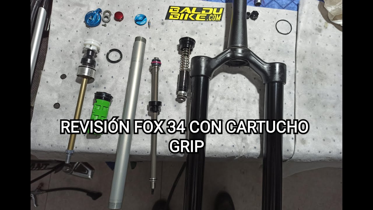 Revisión horquilla fox 34 con  cartucho grip