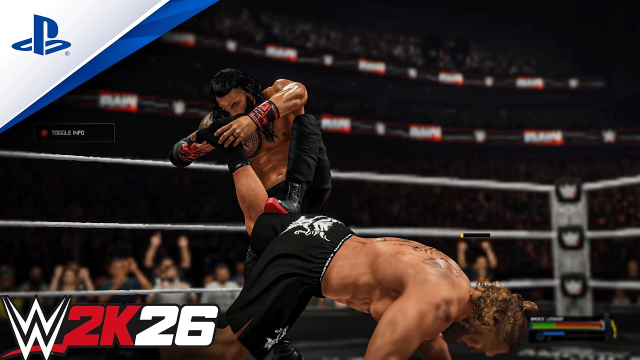 😱Roman Reigns vs Brock Lesnar WWE 2K26 PS5 4K Gameplay