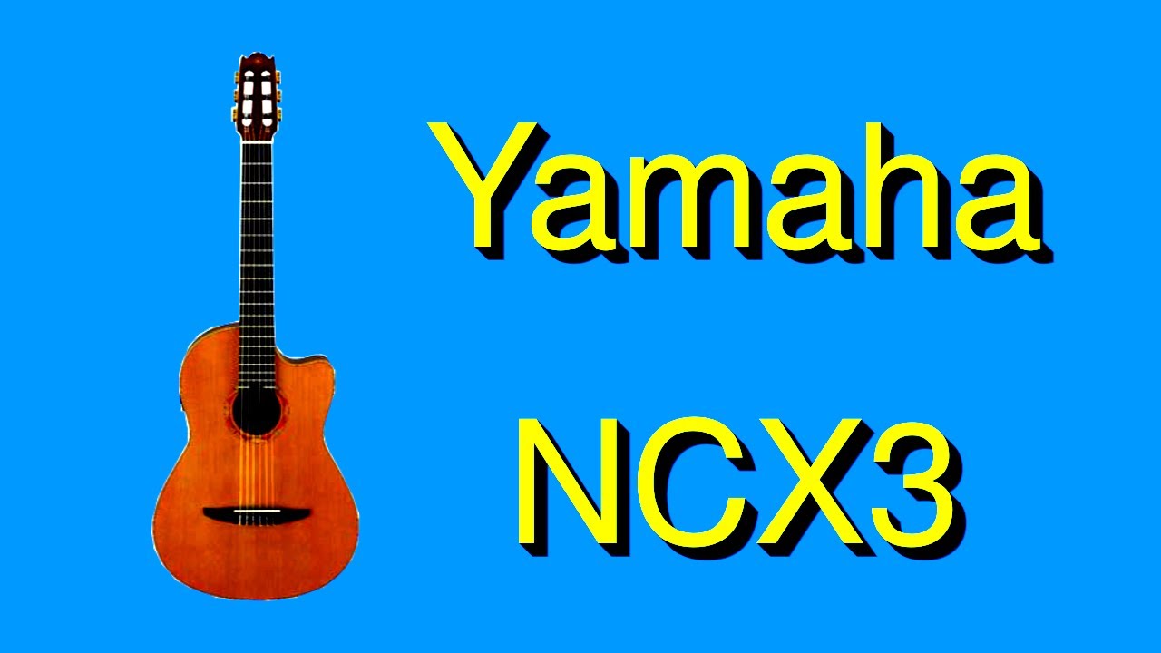 Yamaha NCX3 (Red Cedar) electro acoustic classical guitar. Beautiful!