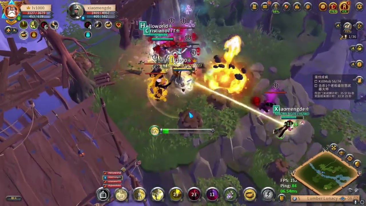 Albion online HCE  Lumber Lunacy heal