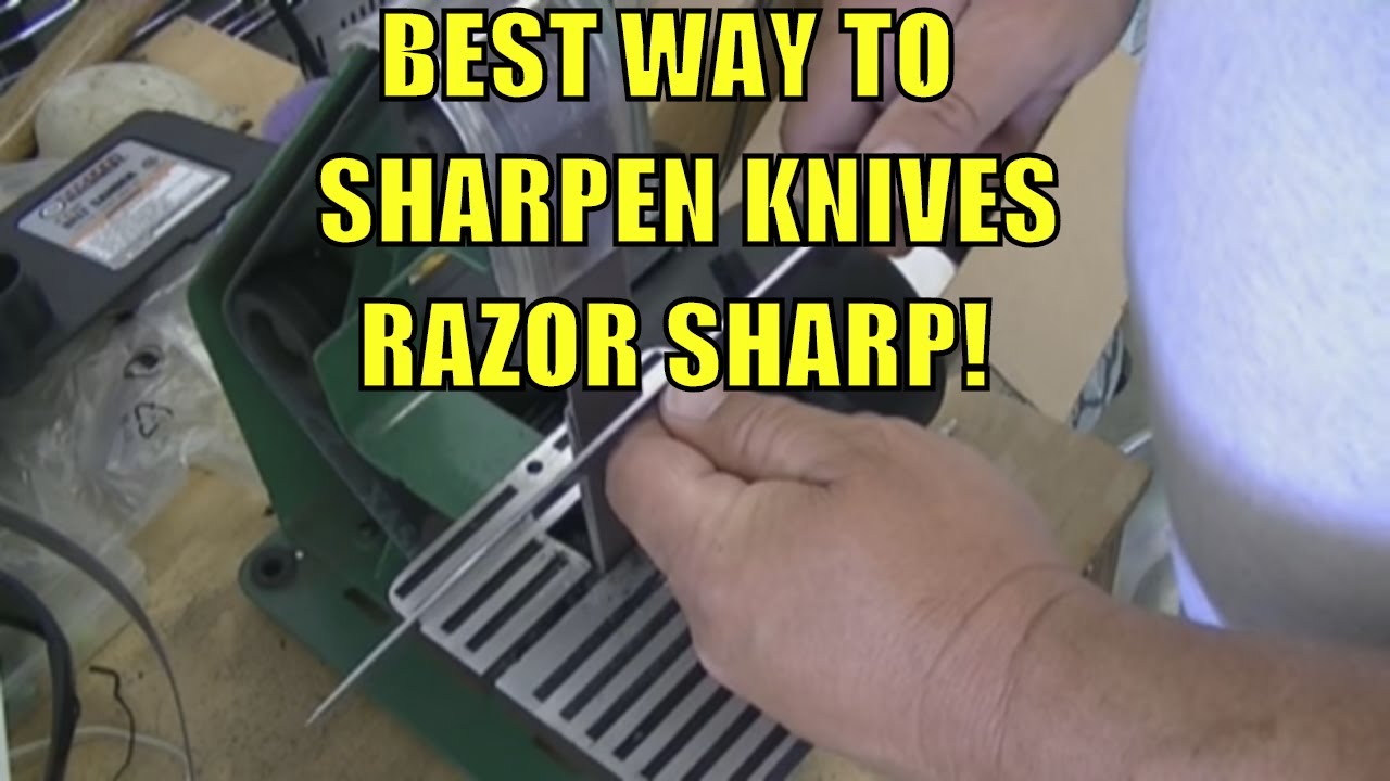 BEST WAY to Sharpen Any Knife RAZOR SHARP!