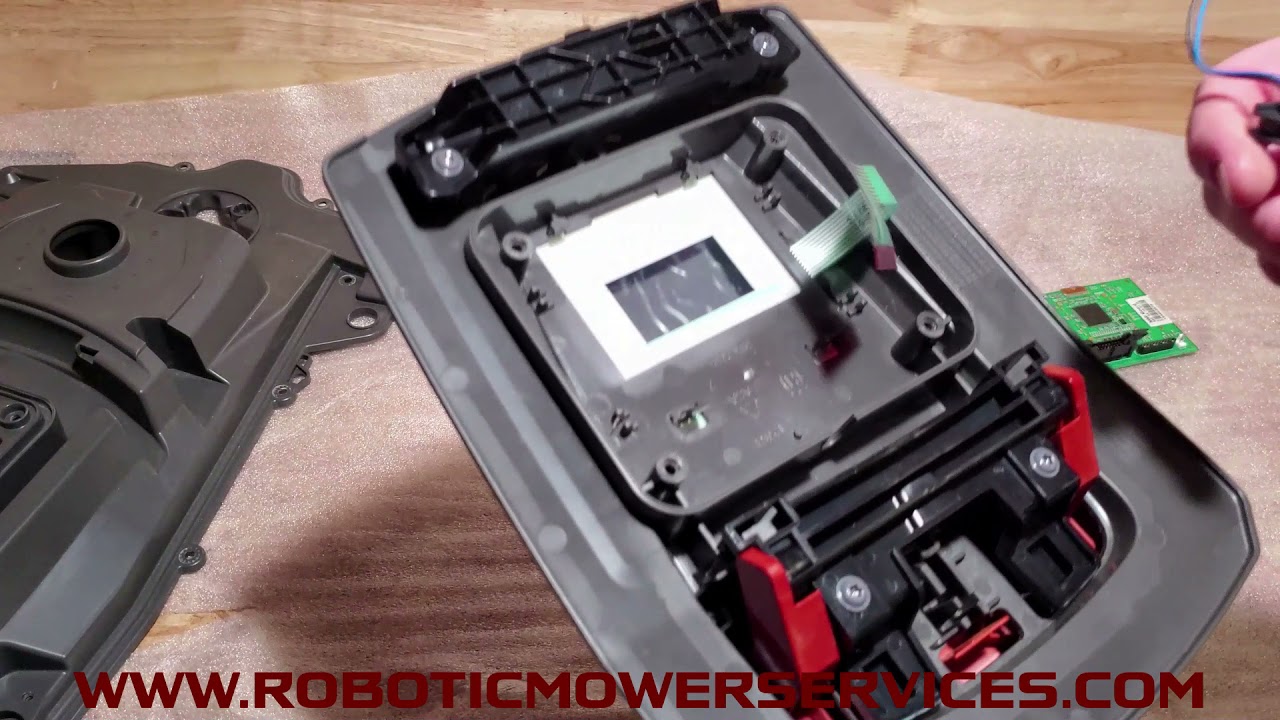 Husqvarna 300 Series Automower Control Panel Disassembly & Reassembly (Keypad, Stop Button, etc.)