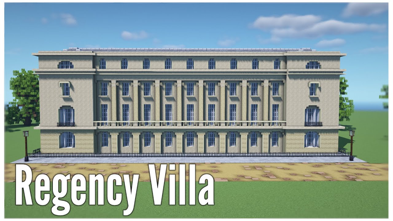 Minecraft: Regency Georgian Villa - Timeplase and Cinematic - York gate by John Nash
