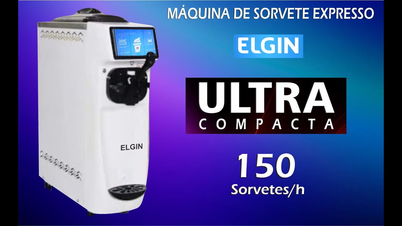 Tutorial Maq de Sorvete Ultracompacta Gelatta Expresso Elgin