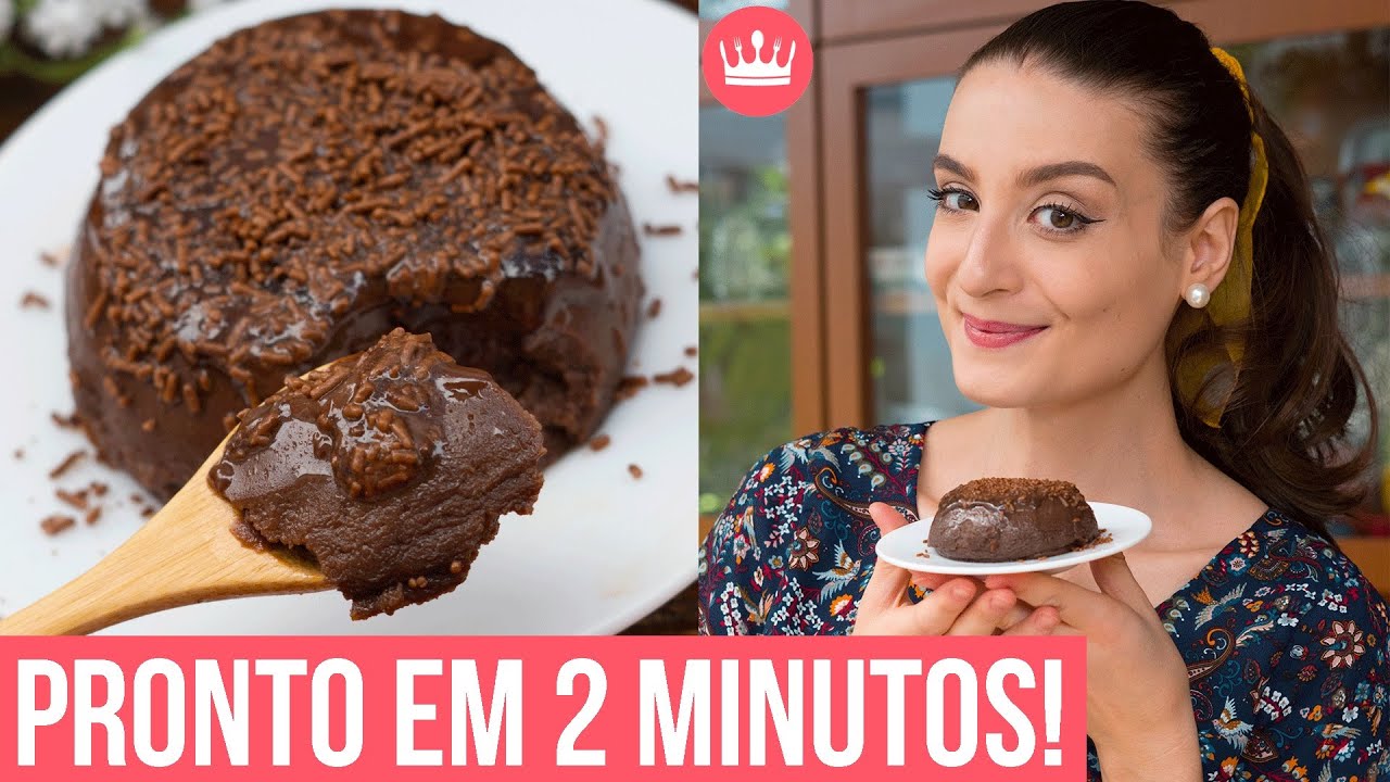 PRONTO EM 2 MINUTOS: BRIGADEIRÃO DE CANECA (MICROONDAS) - Cozinha do Bom Gosto - Gabi Rossi