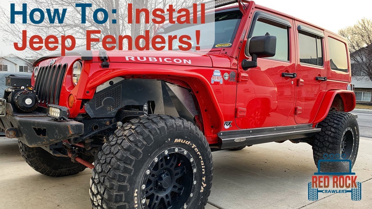 Установка алюминиевых расширителей колесных арок на наш Jeep Wrangler JK