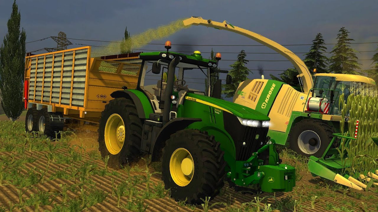 Farming simulator 2013 JD7215 R Insilato Belgique profonde