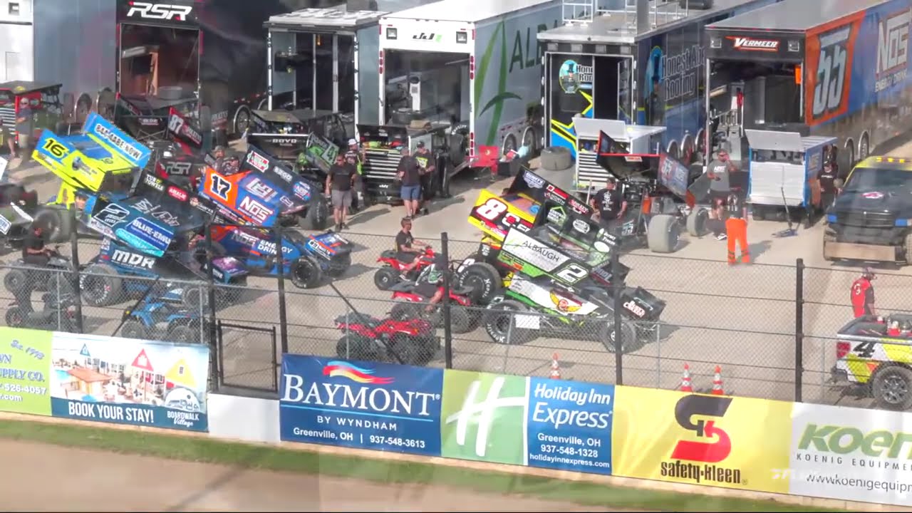 $100,000 to Win High Limit Joker's Jackpot 410 Sprint Car Heat Races Eldora Speedway
