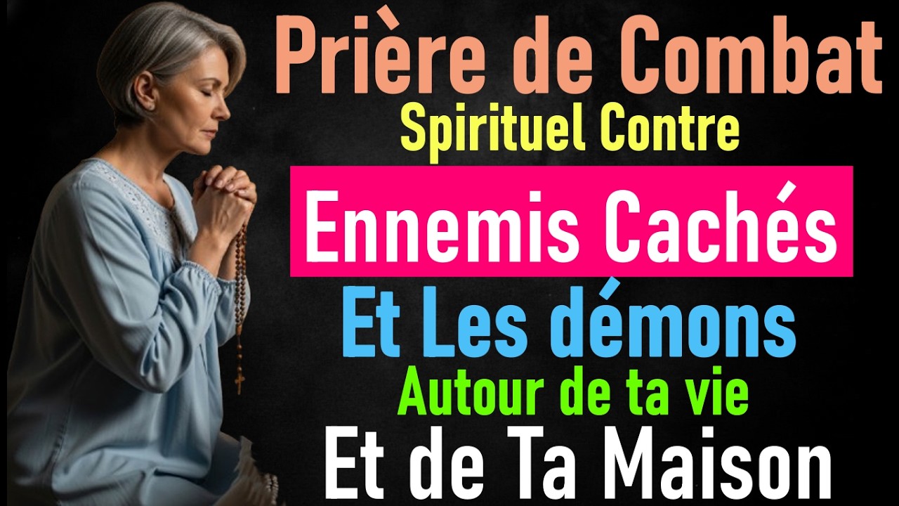 🔥 Prière de Combat Spirituel Contre les Ennemis Cachés de Ta Vie et les Démons Autour de Ta Maison