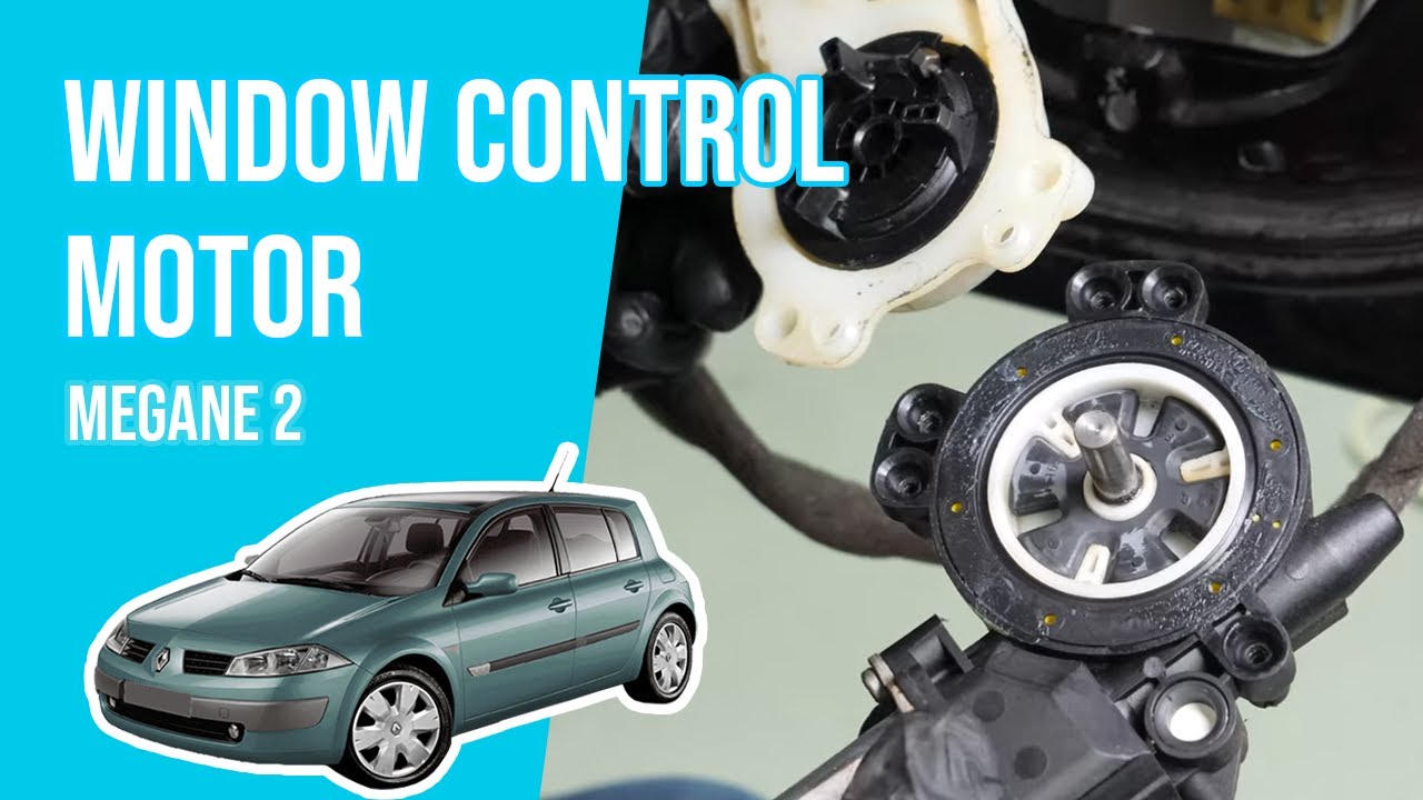 How to replace the window control motor Megane mk2 🚗