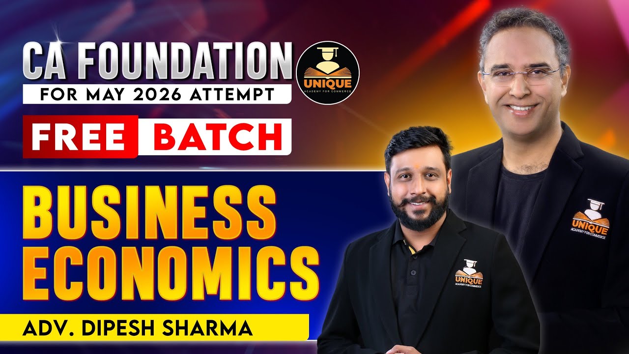 CA Foundation Business Economics | CH 5 BUSINESS CYCLE and MCQ | Lec 2 | May 26 | Adv. Dipesh Sharma