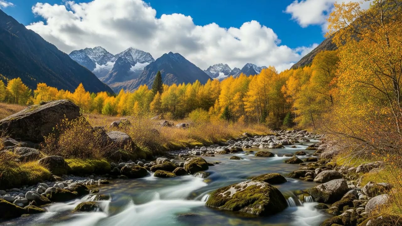 Nature's Embrace: A Calming Journey Through Autumn Bliss