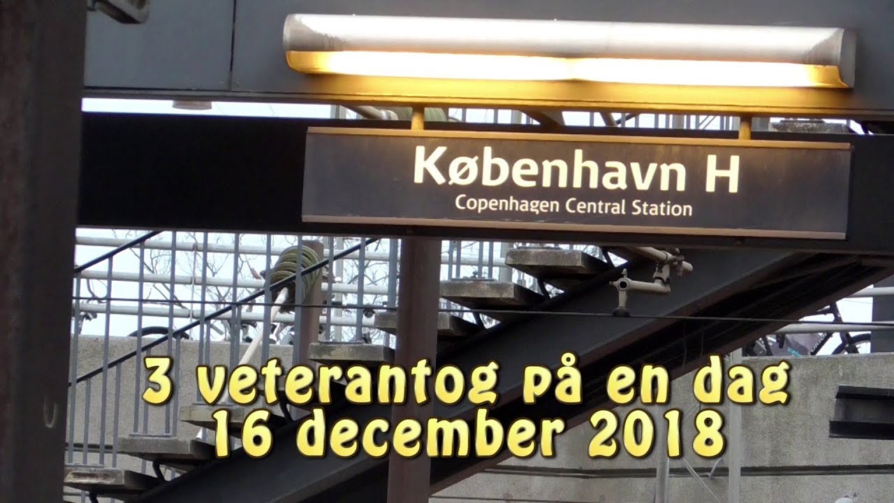 3 veterantog på en dag 16/12 - 2018 Nordsjællands Veterantog, ØSJK