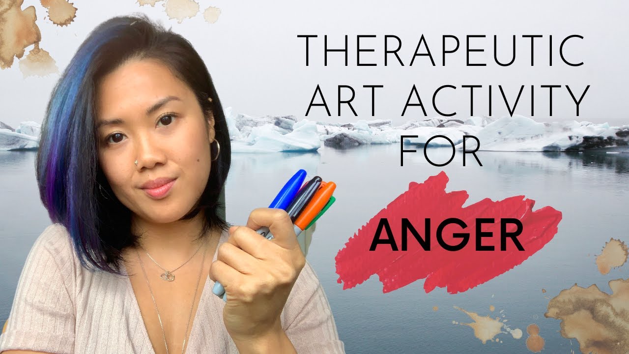 Therapeutic Art Activity for Anger