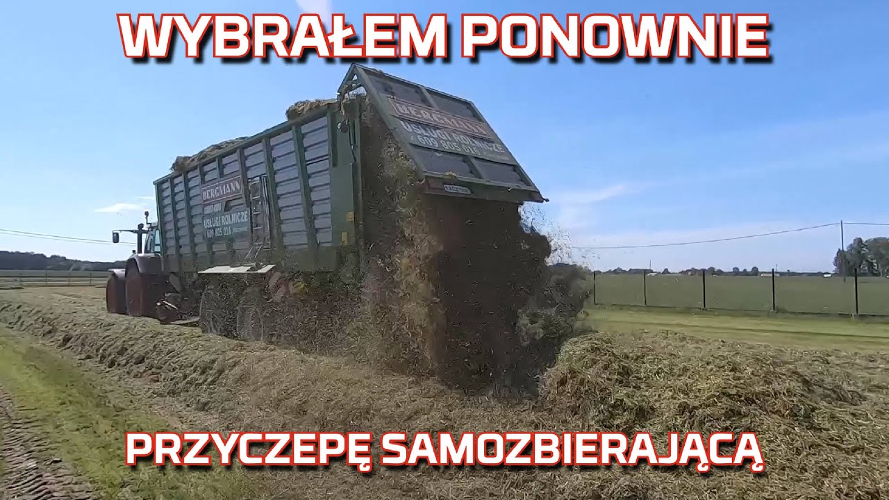 🔴Wybrałem wydajniejszą przyczepę samozbierającą Bergmann Carex 410S  [Korbanek]