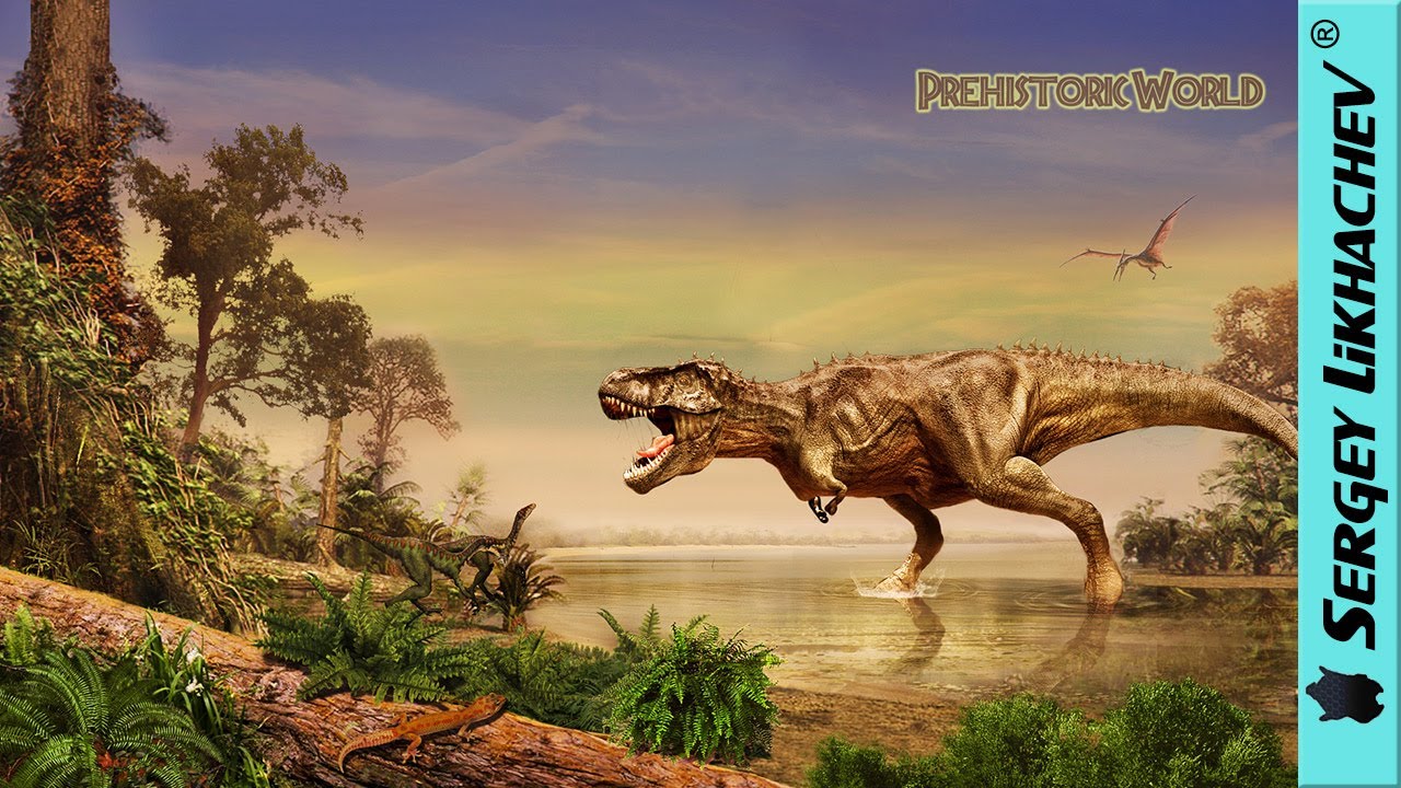 Prehistoric world / Доисторический мир - Speedart Photoshop CS6 by BATKYA