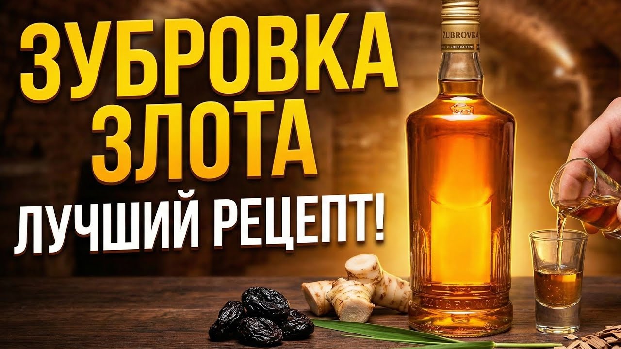 ЭТУ НАСТОЙКУ НА САМОГОНЕ ВЫ ПОЛЮБИТЕ. Зубровка Злота.