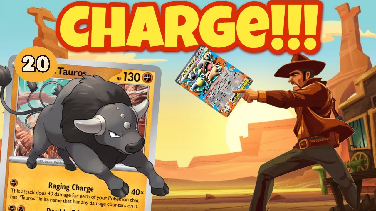 Является ли колода Paldean Tauros САМОЙ БЫСТРОЙ в Pokémon TCG?