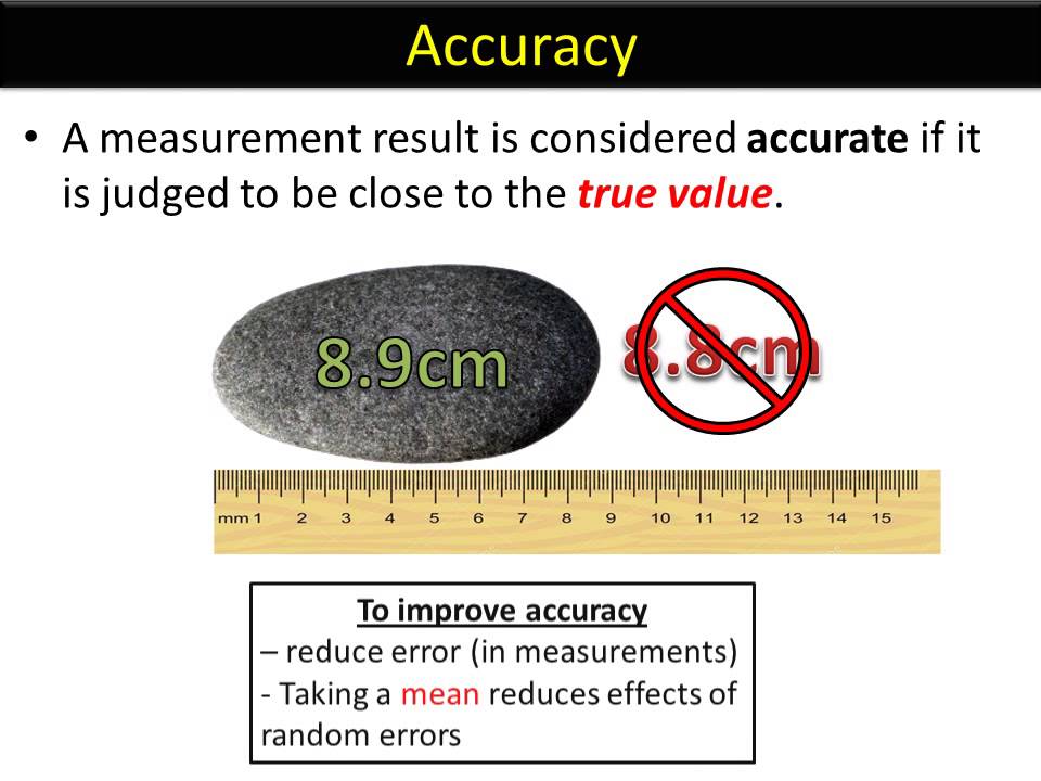 GCSE Scientific language  - Reliability and accuracy