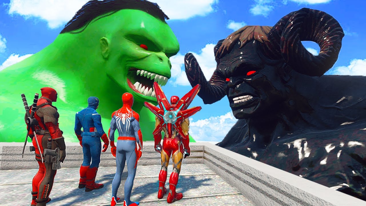 Avengers vs Hulk 2099 & Black Hulk Lucifer - What If
