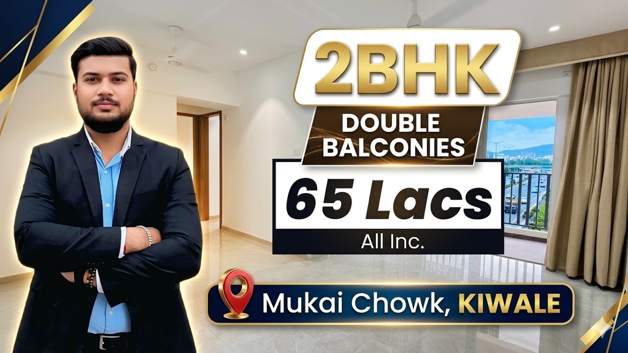 2BHK with Double Balconies | ONLY in 65 Lacs all inc. |  In Kiwale | Call📲 Prashant Now 9561119019